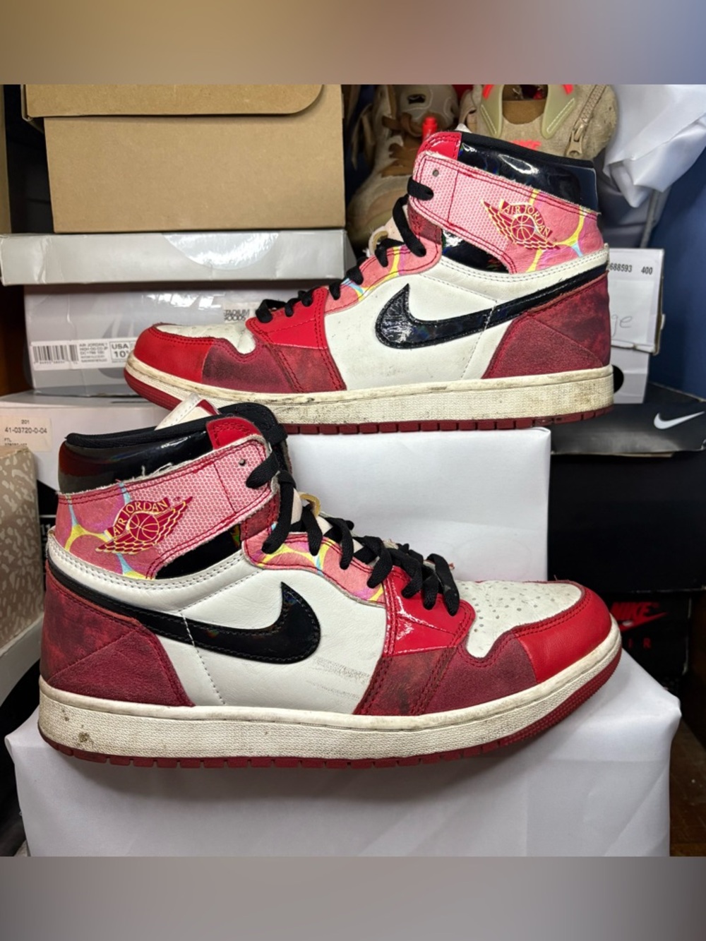 Size 10 - Jordan 1 Retro High OG "SPIDER-VERSE (dv1748 601)